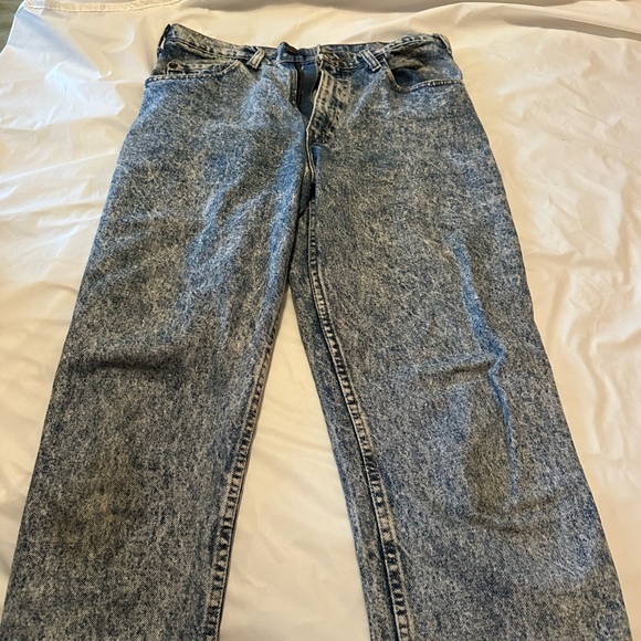 Vintage Blue Acid Wash Jeans - Picture 1 of 3